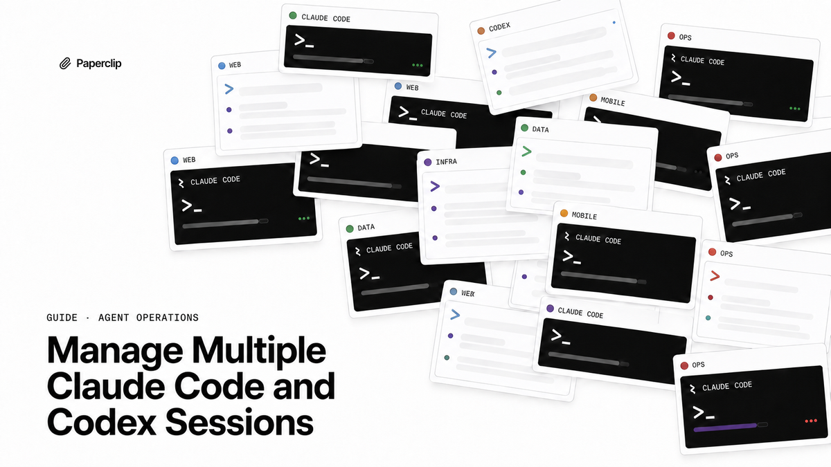 Manage Multiple Claude Code and Codex Sessions